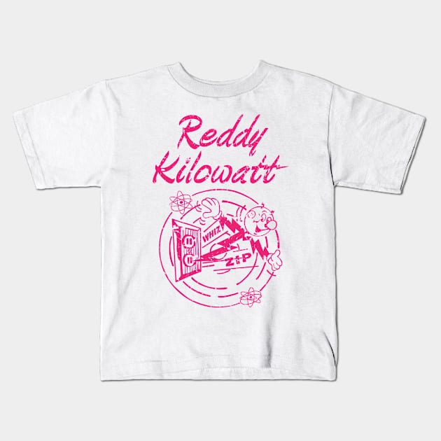 Reddy Kilowatt Kids T-Shirt by Sayang Anak